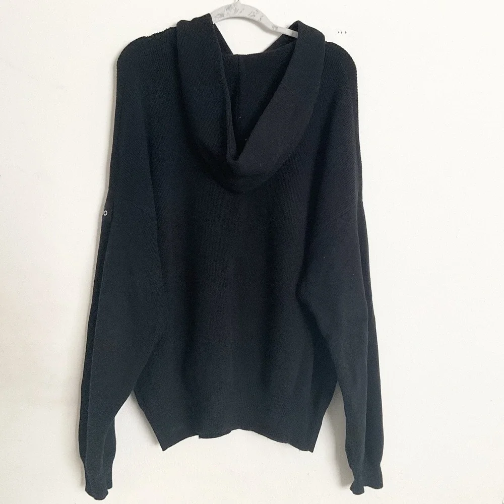 Alo Yoga Scholar Hooded Sweater Black M